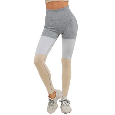 China Antibacterial Fashion Outside Fitness Leisure Gray Female Sport Tops Jogging Yoga Pants for sale