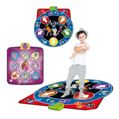 China Home Use Wireless Dancing Challenge Play Mat Dance Floor Mat Game Kids Dancing Mat Toys Princess Dancingmat for sale