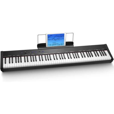 China Musical Instrument Electronic Piano Plastic Half-Weighted Piano 88 Keys Digital Piano Keyboard Portable for sale