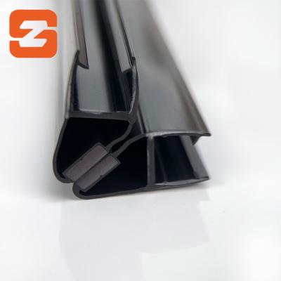 China High Toughness Sliding Magnetic Shower Glass Door Seal Strip Waterproof PVC for sale