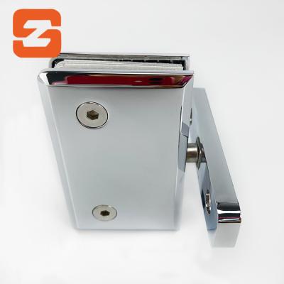 China Modern Bathroom Flange Wall To Glass 360 Degree Shower Hinge for sale