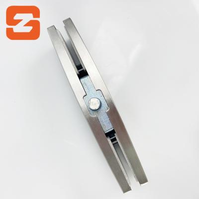 China Modern High Quality Tempered Glass Door Accessories Stainless Steel Patch Fixture for sale