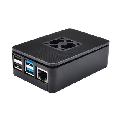 China Select Black Pi 4b Enclosure 2021 New Plastic Material Case For Raspberry Pi 4b Panel. 2gb RAM for sale