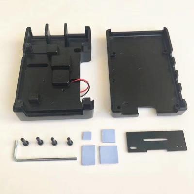 China Raspberry pi 4b metal from communications equipment? enclosure box case with 5v fan for sale