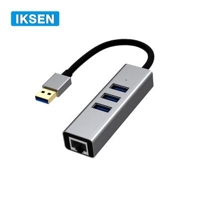 China For low cost network trabsmission USB3.0 to 1000Gpbs Ethernet Adapter USB3.0 NIC connect wired networks for Macbook laptop for sale