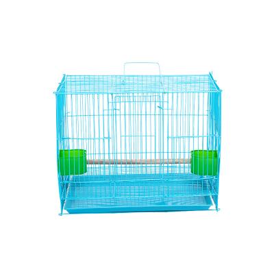 China Best Selling Portable Luxury Large Parrot Myna Lark Breathable Breeding Wire Bird Cage for sale