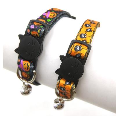 China Hot Selling Personalized Product Luxury Halloween Bell Training Dog Pet Novelty Collars for sale