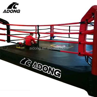 China Boxing Thai/Mauy/Sanda/MMA...AIDONG Custom Full Free Standing Ring Sports Small Boxing Muay Thai Ring for sale