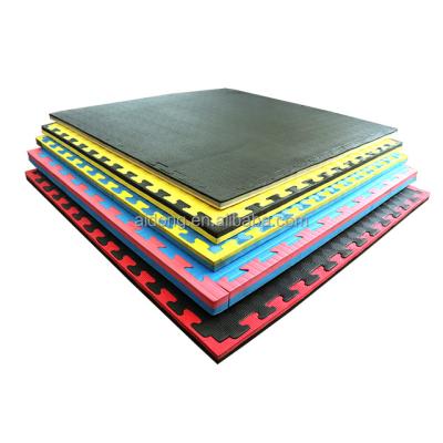 China AIDONG Sponge Manufacturer Eva Interlocking Tatami Mats High Density Sambo Foam Floor Aikido Sports Mat Judo Puzzle Mat Eva Interlocking for sale