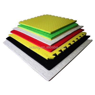 China AIDONG Washable Wood Printed Tile Floor Gym Play Mat Baby Mat Interlocking Jigsaw Puzzle Kids Mats Eva Foam Floor for sale