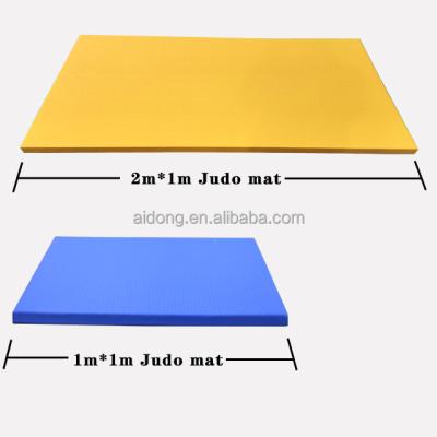 China High density wholesale jiu jitsu karate budo gym judo mat / AIDONG sponge tatami Muttahida Majlis-e-Amal used bjj sponge foam mat floor for sale