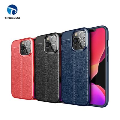 China Anti-drop Hot Selling Lychee Pattern TPU Leather Case For iPhone 13 Mini Pro Max for sale