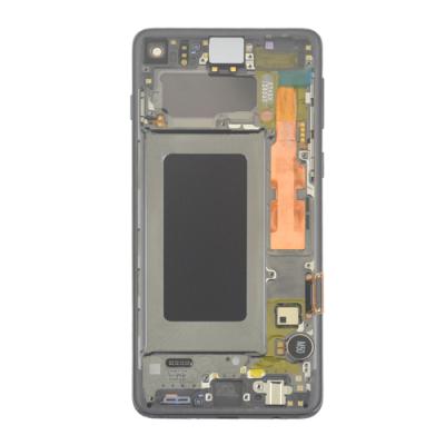 China Replace Damaged Phone Parts Fast Delivery Screen LCD Display Assembly With Frame For Samsung Galaxy S10 for sale