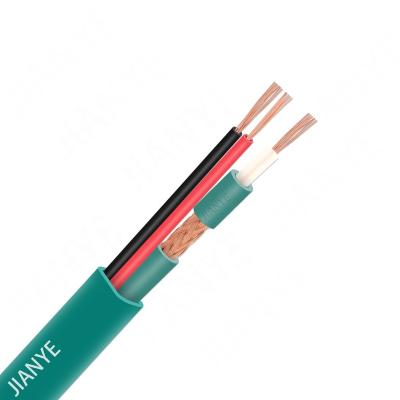 China CCTV camera north africa makret use camera coaxial cable KX7 cable with power wire for sale