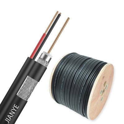 China CCTV/CATV/Camera Best Price 0.81mm CCS Since Conductor Coaxial Cable Rg 59+2c Power For CATV CCTV Video Camera for sale