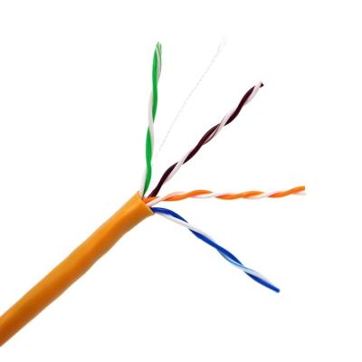 China Computer networks communication lan cable 24awg 4 pairs cat5 cat5e rj45 cat 5e ethernet utp lan indoor network cable 1000ft per roll price for sale