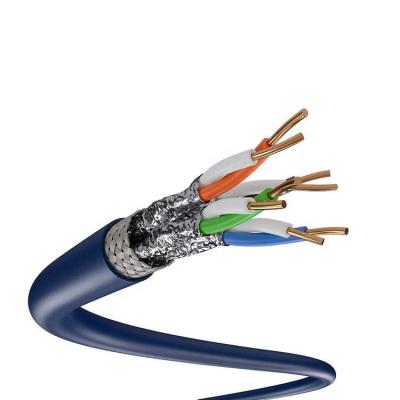 China Computer Networks Customized Cat7 Communication Cable 4pair 23AWG High Quality FTP SFTP Cat7 Lan Cable For Network for sale