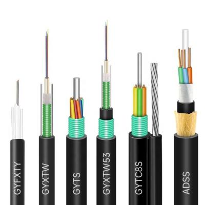 China Telecom single mode outdoor GYXTW fiber optic cable gyxtw 8b1 armored fiber optic cable for sale