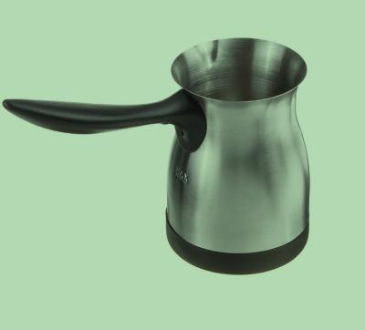 China Whole Sale 500ML PORTABLE Stainless Steel Turkish Coffee Pot With Handle for sale