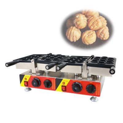 China Best Non-Stick Baking Outdoor Selling 3.12 Kw Stainless Steel Double Side Electric Waffle Maker for sale