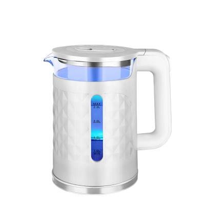 China led color screen led color screen white stainless steel pp tea maker small electric kettle for sale