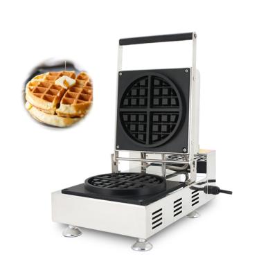 China Nonstick Cooking Outdoor Hot Sale Commercial Foldable Stainless Steel Rotary Waffle Maker / Waffle Machine for sale