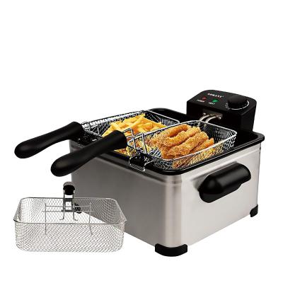 China 5L 2100W Home Kitchen Stainless Steel Commercial Fryer Oven Machine Without Oil for sale