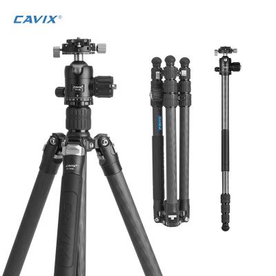 China Cavix PORTABLE Camcorder Slr Dslr Tripod 3 in 1 Heavy Duty Tripod Stand Professional Tripod for Phone Camera for sale