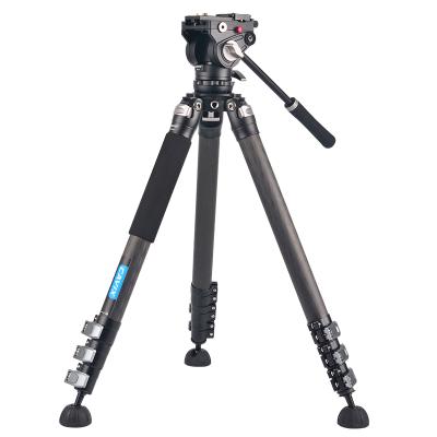 China PORTABLE Travel Portable Tripod No-Cavix Design Flexible Carbon Fiber Adjustable Tripod for Dslr Camera for sale