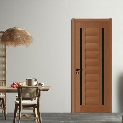 China Sound Insulation Door Modern Design Interior Waterproof Door Slab Glassless Assembled Interior Laminate Door for sale