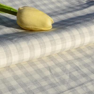 China Shrink-Resistant 100% Cotton Yarns Dyed Check With Blend Shirting Fabric From China Mill for sale