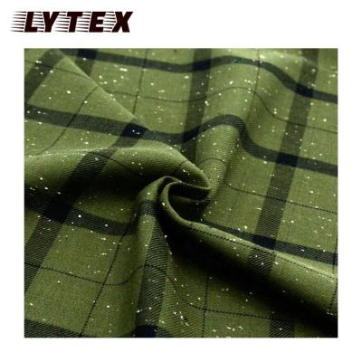 China Shrink-Resistant 99% Cotton 1% Polyester Yarn Dyed Shirting Fabrics Nantong Textiles Mill Color Knots for sale