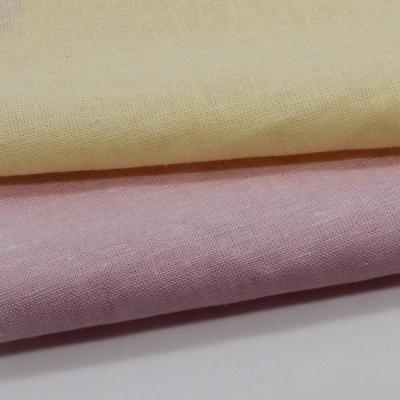 China Breathable Linen 55% Cotton 45% Yarn Dyed Cambric Fabrics Imported From China Mill for sale