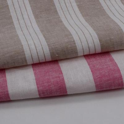 China Plain 55% 45% Plain Cotton Yarn Dyed Stripe Fabrics Imported From China Mill for sale