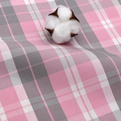 China Shrink-Resistant 100% Cotton Yarn Dyed Woven Linen Fabric For Check Shirts From Nantong Mill for sale