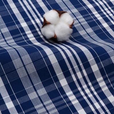 China Shrink-Resistant 100% Cotton Yarn Dyed Woven Linen Fabric For Check Shirts From Nantong Mill for sale