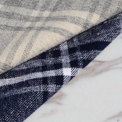 China 100% Cotton Woven Cotton Woven Yarn Dyed Check Brush Import Side Gingham Fabric From China for sale