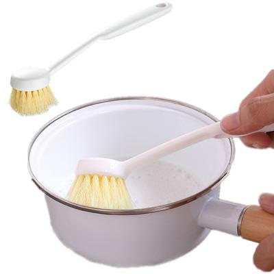 China 2021 Sustainable Long Handle Pot Pan Kitchen Cleaning Plastic Dish Washing Brushes Eco Friendly for sale