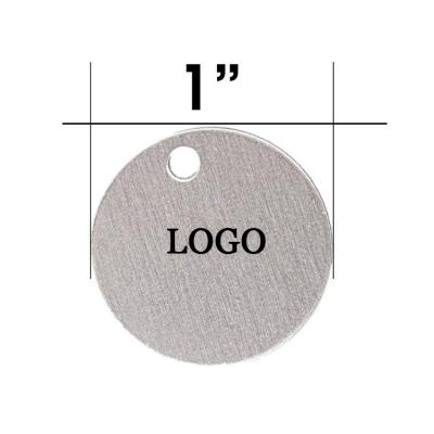 China China Silver Tone Oval Disc Stamping Blank Findings DIY CraftsTag Metal Jewelry Tag for sale