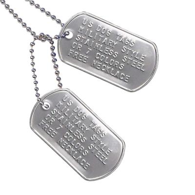 China China Wholesale Engraved Blank Pendant Collar Plate Metal Lapel Aluminum Metal Dog Tag for sale