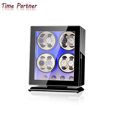 China Handmade Time Partner Rotating Watch Box For Watch Packaging 8+0 Luxury Watch Winders for sale