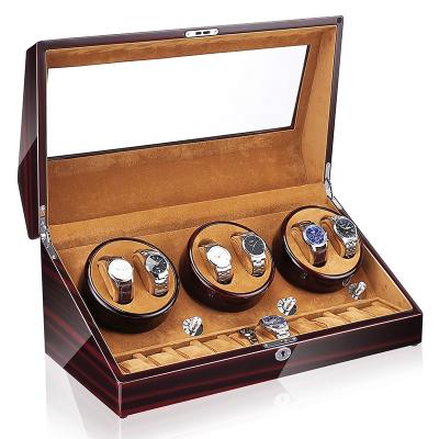 China Protect and Store Watches Time Partner 5 Stall Chain Fashion Electronic Automatic Watch Winder, Luxury Automatic Watch Winder for sale