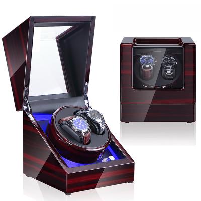 China Watch Display Time Partner 2021 Can Hold Batteries With LED Automatic Watch Winder Watch Winder for sale