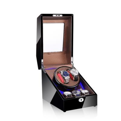 China Protect And Store Watches Time Partner New Version Watch Winder For Automatic Watches Wooden Watch for sale