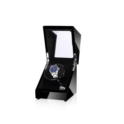 China Handmade Time Partner Black Single Watch Winder 1+0 for sale