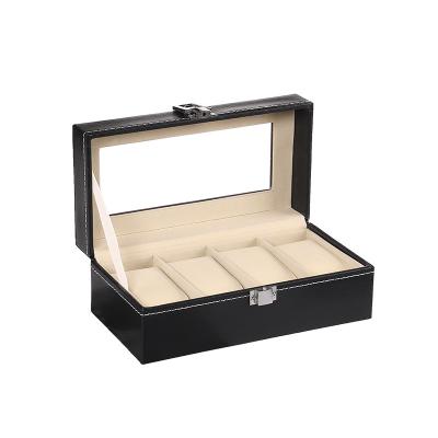 China Fashion Stain Manufacturers Direct Selling PU Leather Storage Boxes 2, 3, 6, 10, 12, 20 and 24 Border, Watch Boxes for sale