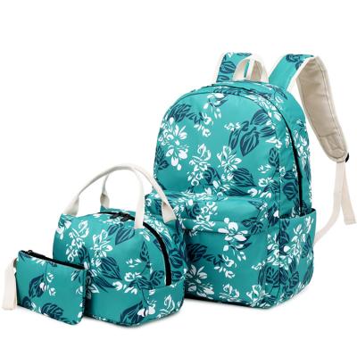 China With USB Factory Wholesale High Quality School Bags Girls Backpack Three Piece School Bags for sale