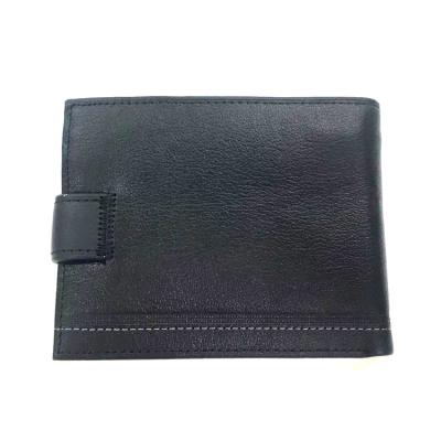 China Baliya Waterproof Men's Wallet Black Short Fashion Waterproof Men's Leather Wallet for sale