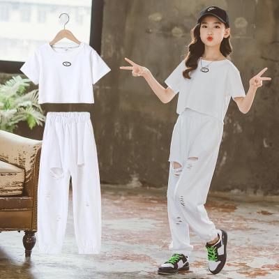 China 2021 Factory Wholesale Anti-wrinkle Kids Girl Set Cotton Clothes Newest Design Eid Girls Dress for sale