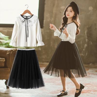 China Wholesale Newest Anti-wrinkle Girl Elegant Loose Skirt Wedding Party Kids Dresses For Sale for sale